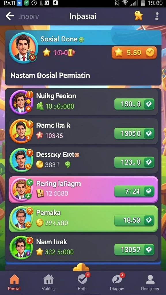 kawan777 - Screenshot menampilkan antarmuka permainan yang menarik.